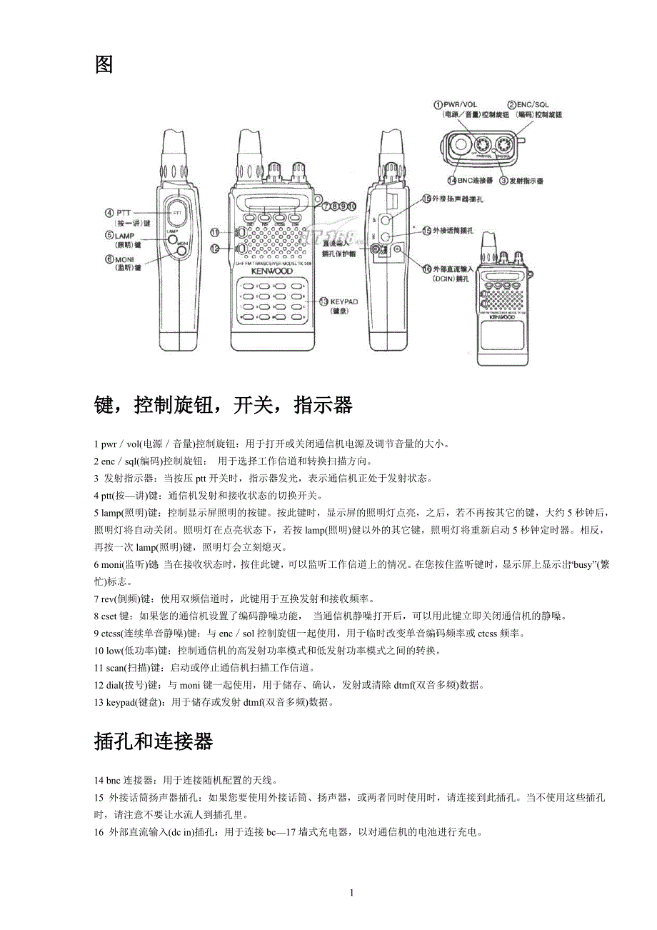 单向阀与对讲机moni键作用