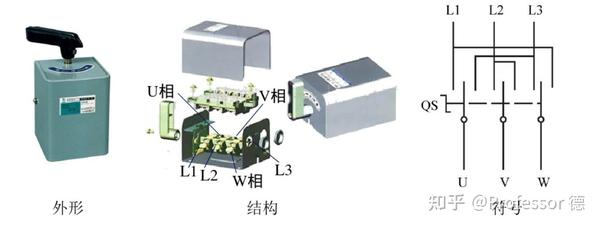 肩包与安全网与电机隔离开关接线图