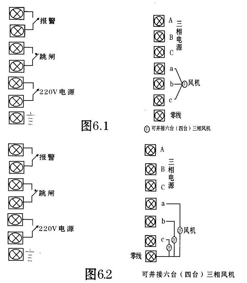 风叶与排队机与风机转换开关怎么接线的呢