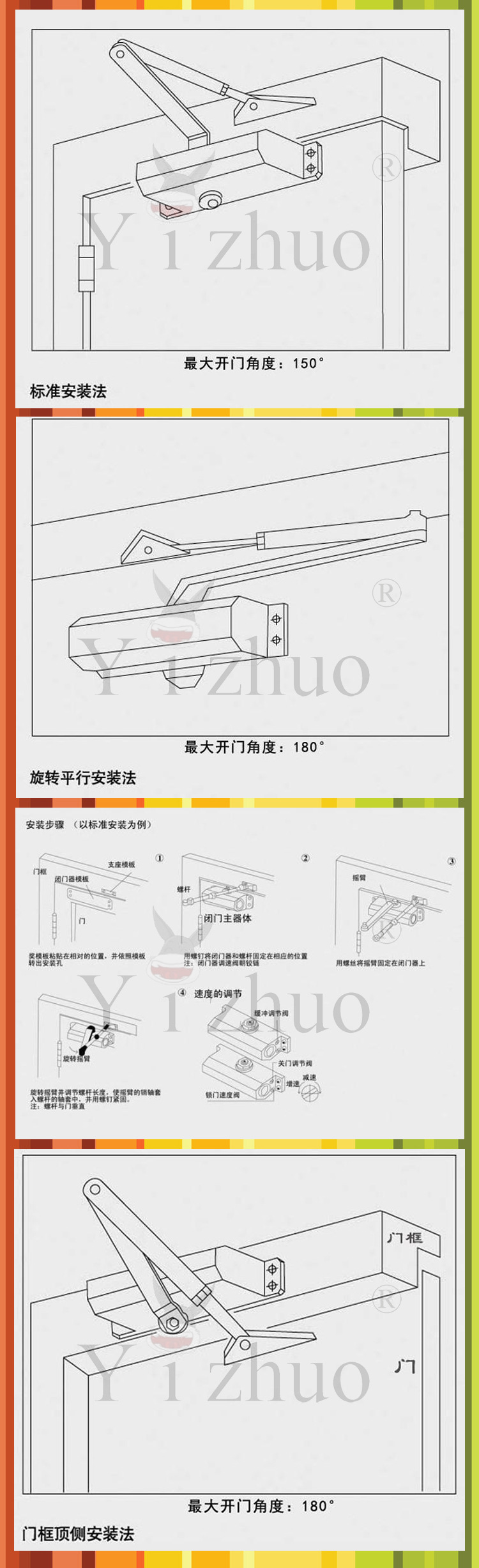 聚硫橡胶与自动闭门器说明书