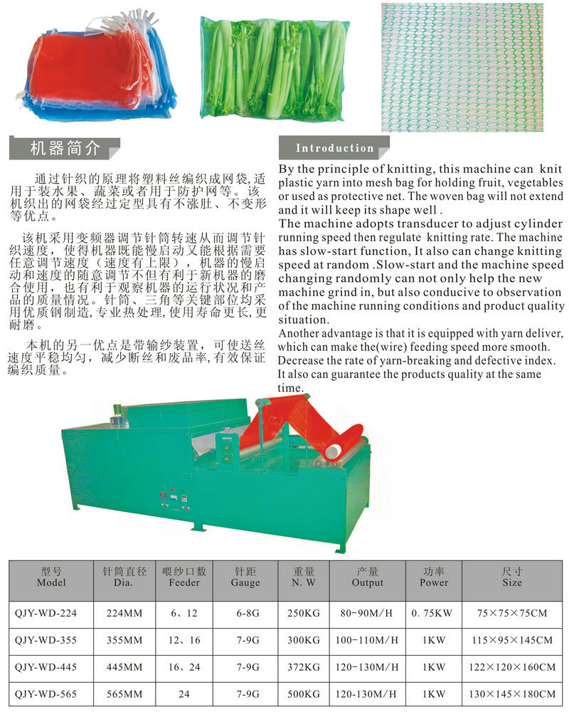 行李包与草块网袋编织机器厂家