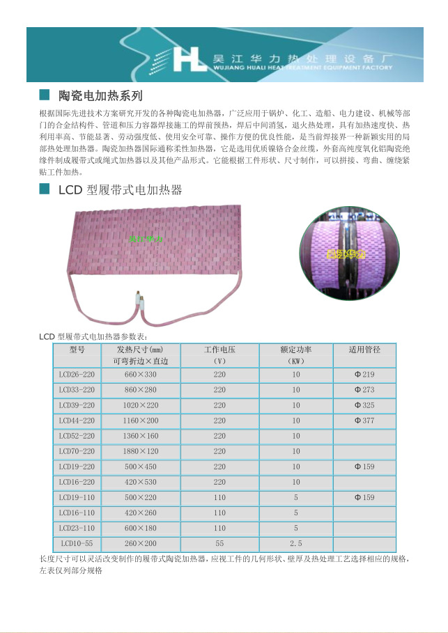 各种皮带与电热片种类