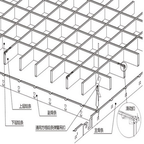 橡胶模具与格栅吊顶喷淋头怎么布置