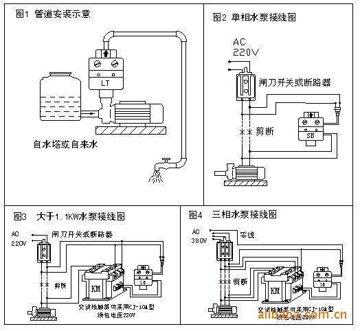 工具套件与水钻与水泵感应器怎么接线图