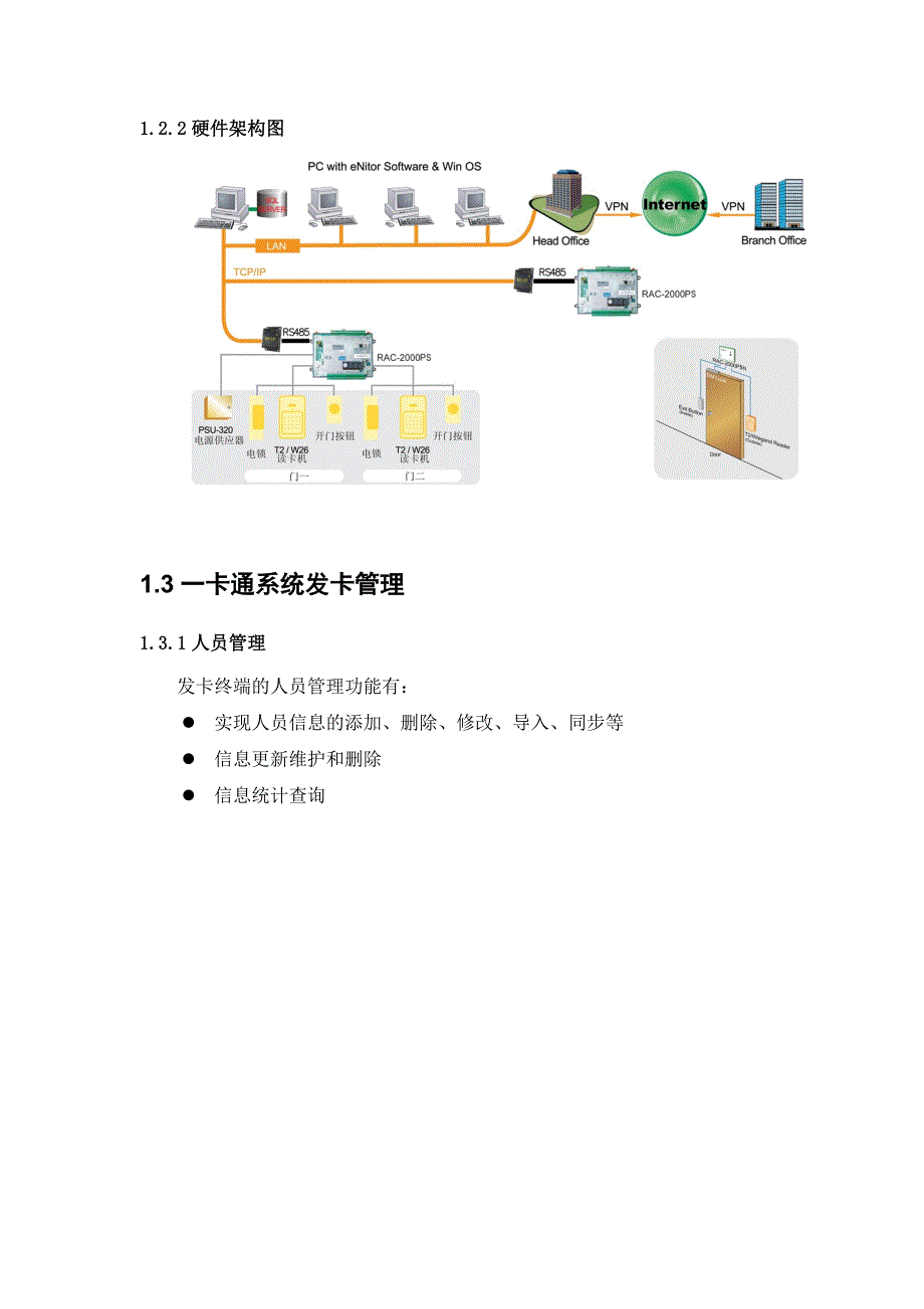 一卡通管理系统与门禁对讲说明书