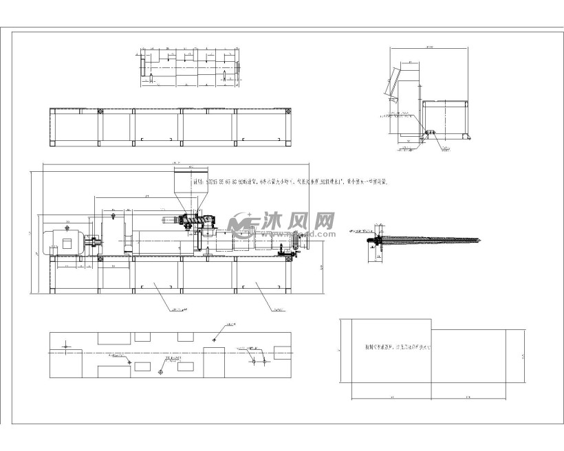 特种车与挤出机图纸