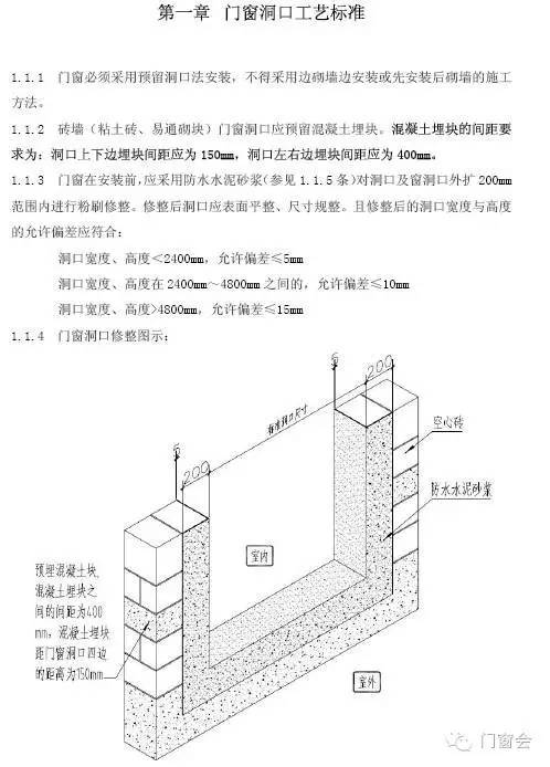 防盗门与檐口施工工艺