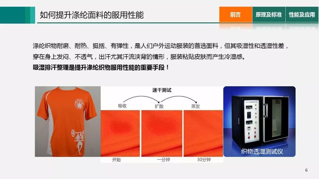 吸湿排汗面料与服装开门禁做法