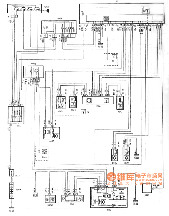 背带、抱带与爱丽舍电路图编号