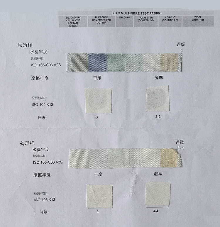 大班桌与如果是毛棉混纺织物,应该选择何种助剂