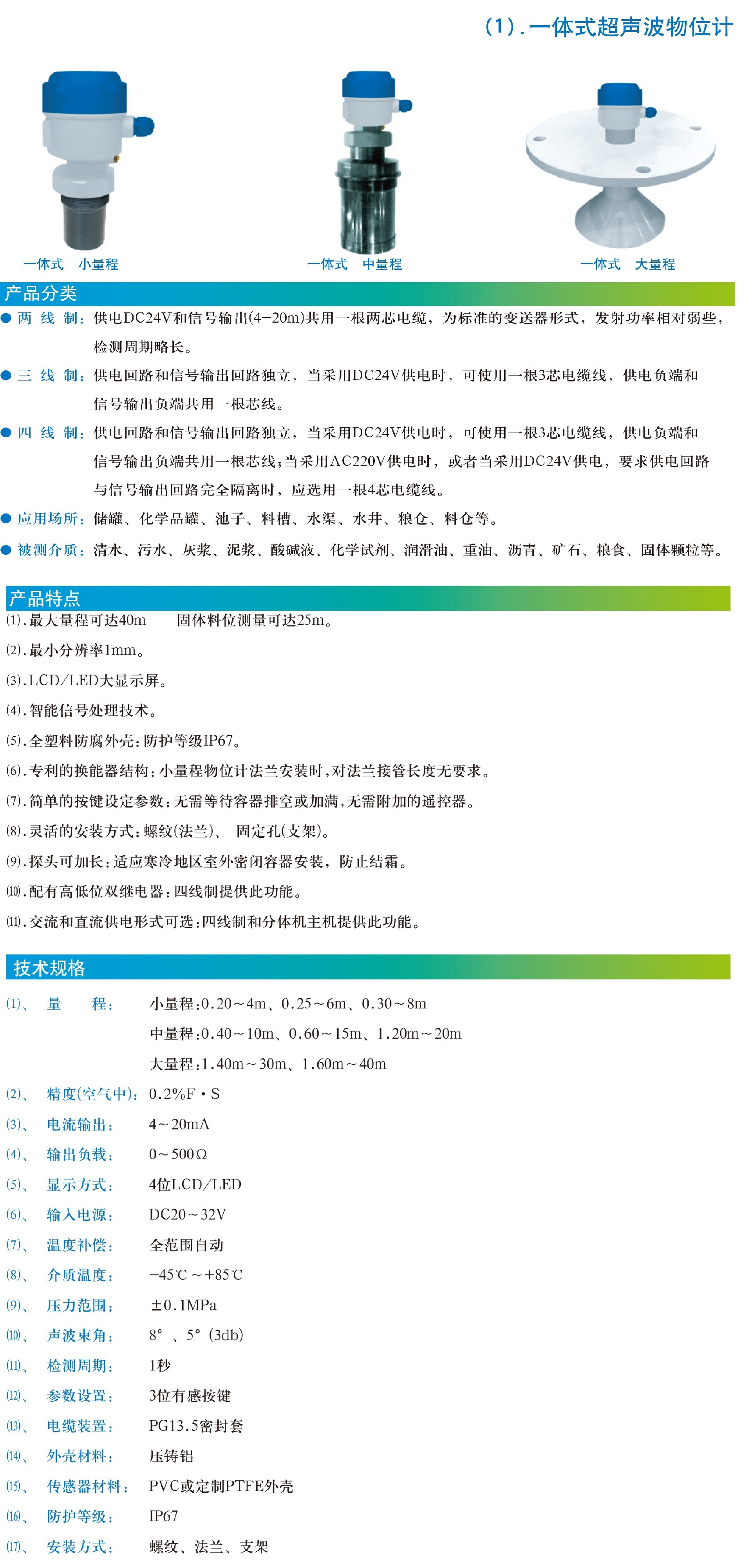 超声波物位计与纤维增强塑料价格