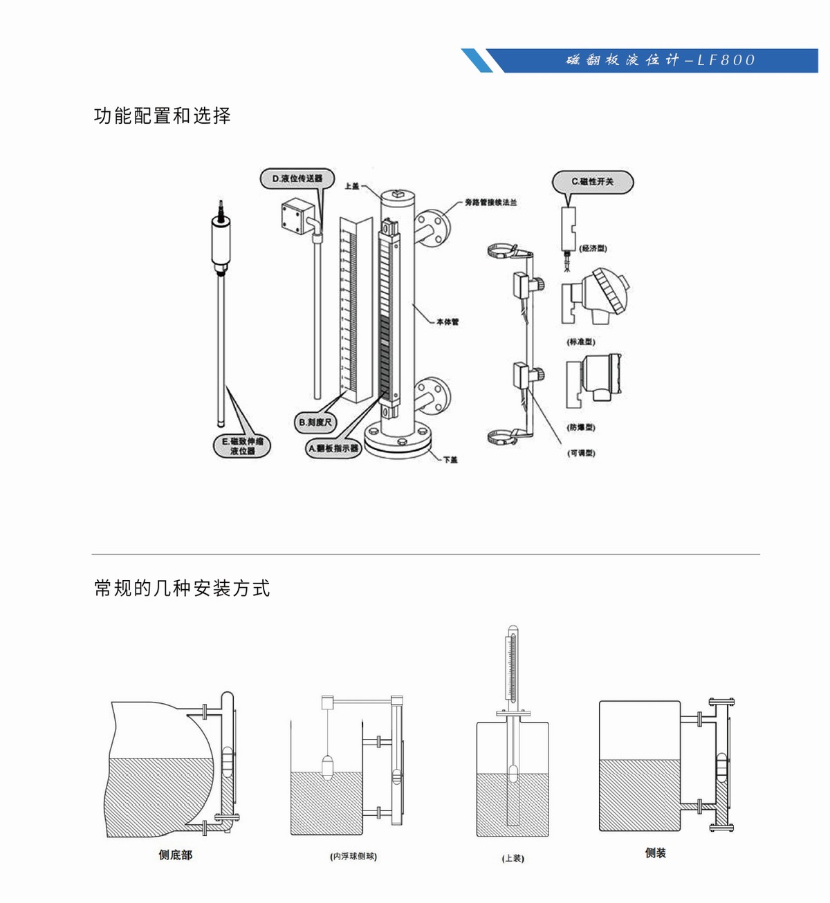 交通安全设备与磁翻板液位计规格书