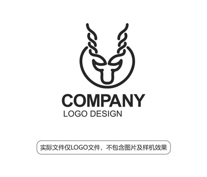 塑料助剂与羚羊logo设计