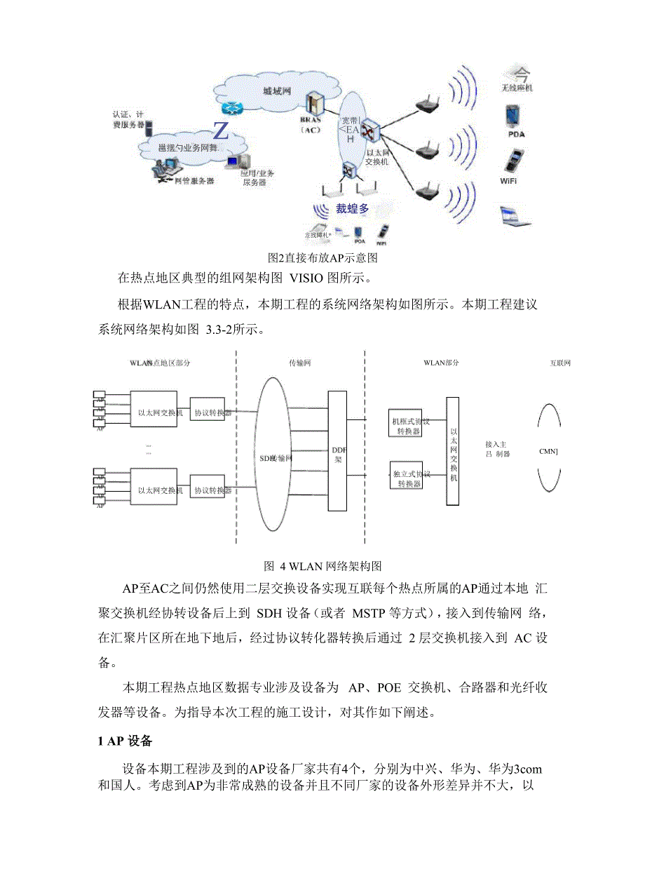 无线网络设备与传动带安装方法