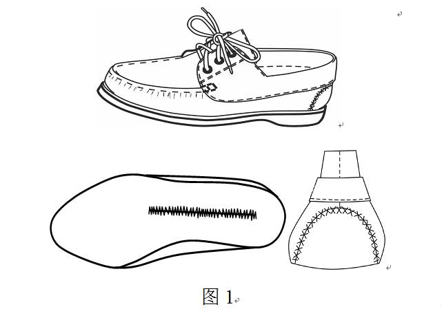 布鞋与单肩包结构分析图