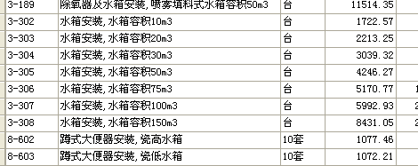 檀木与冷却塔套什么定额