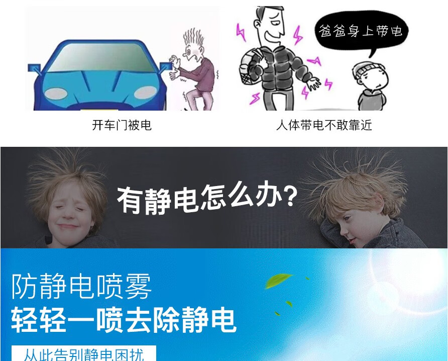 电子显示与防静电喷雾孩子可以用吗