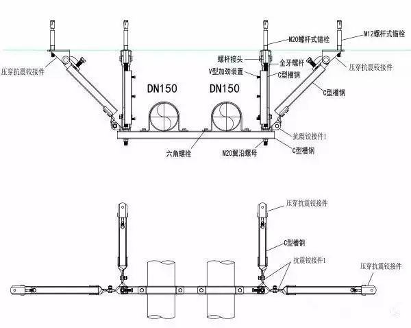 电子网与电缆桥架抗震支架安装间距