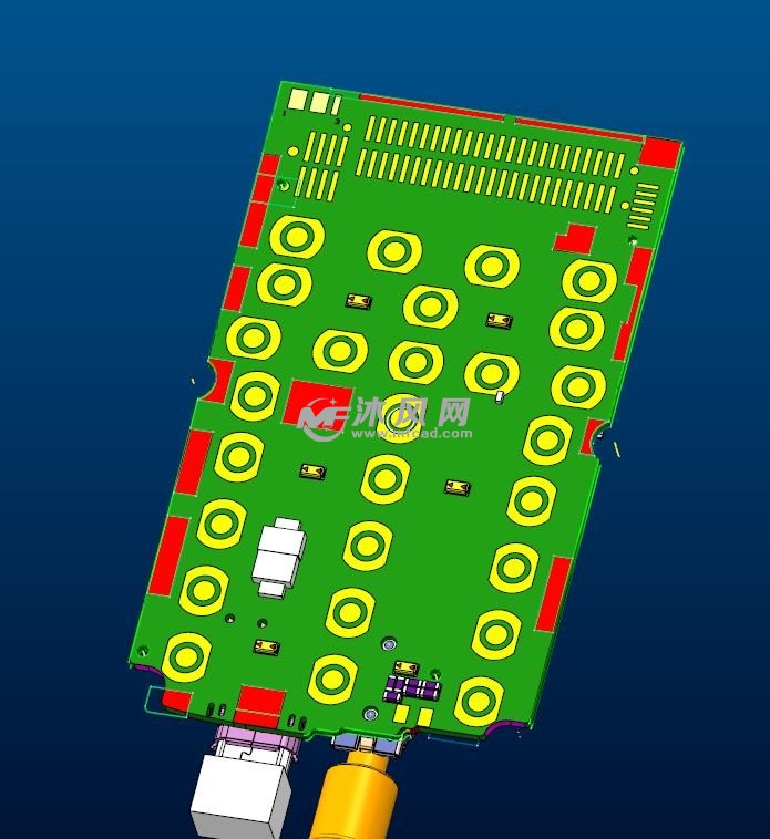 复示仪与pcb板插针插座