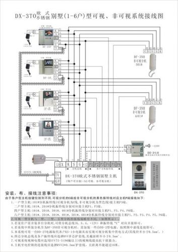 其它楼宇对讲设备与输送机与灯丝怎么接线图解