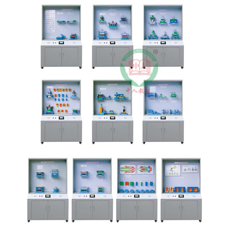 汽摩模具与带显示屏的展示柜