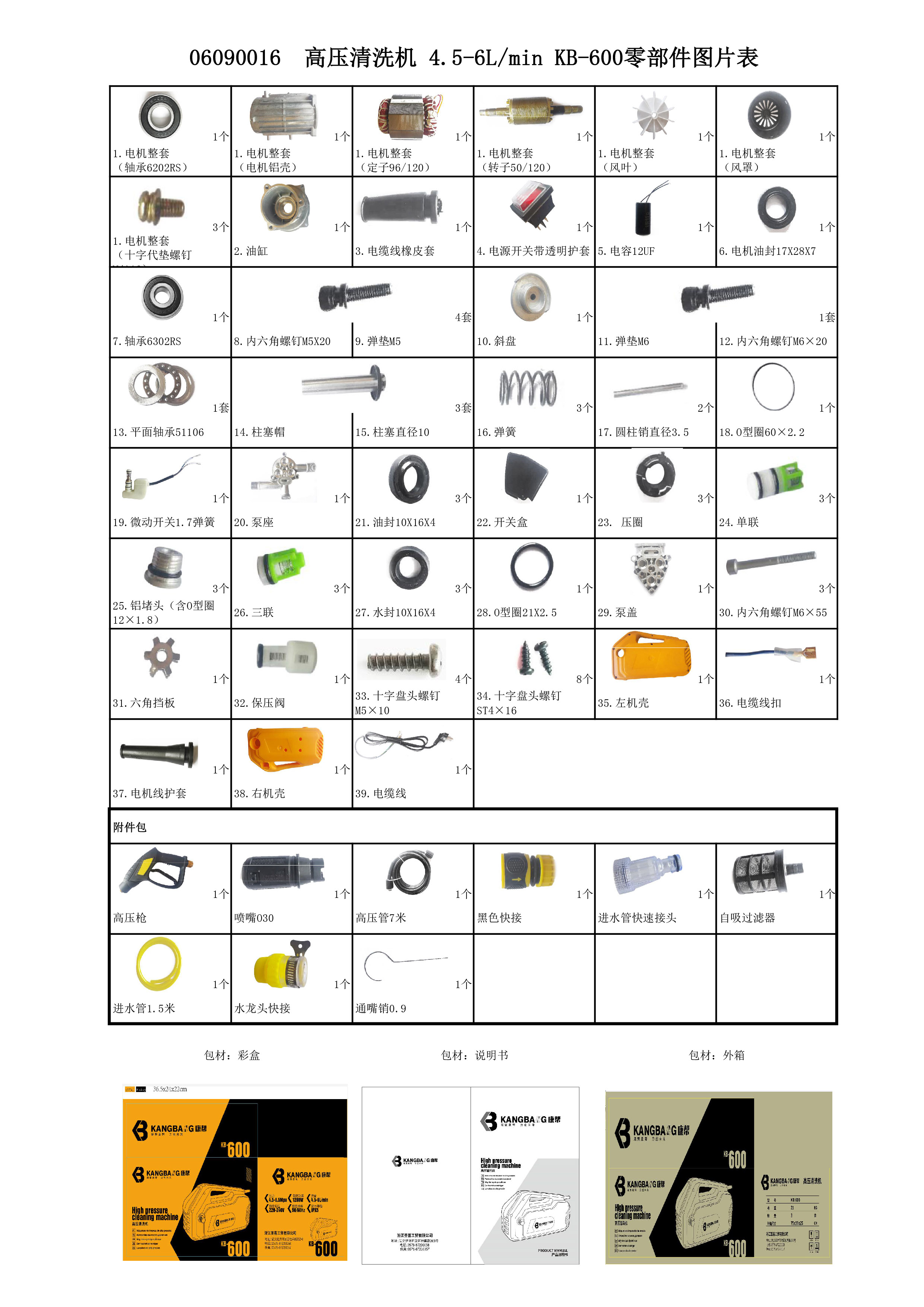 开关与机械五金配件目录