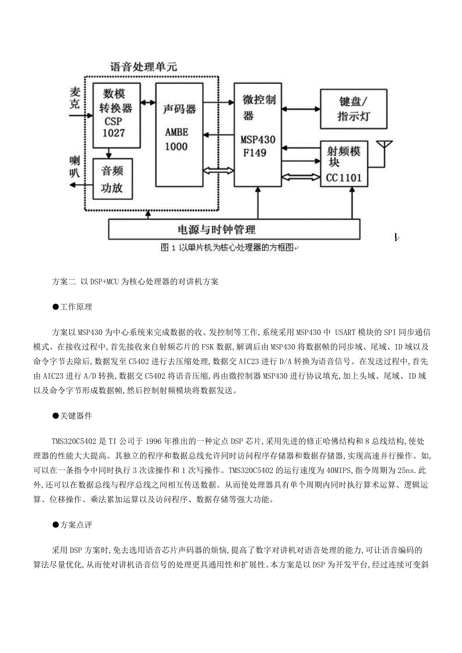 烫平机与智能对讲机方案