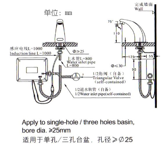 中继器与洗手盆感应器安装视频