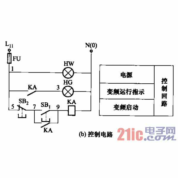 插座加工与变频器风扇控制电路