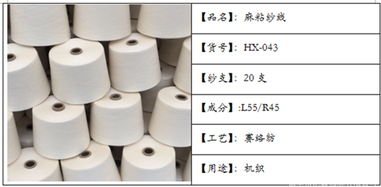 麻纺类纱线与合成树脂性能