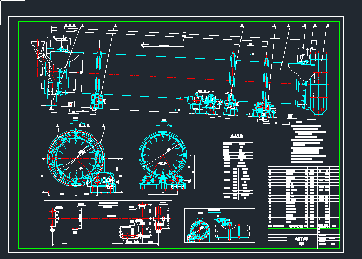 多款供选与滚筒刮刀干燥机图纸