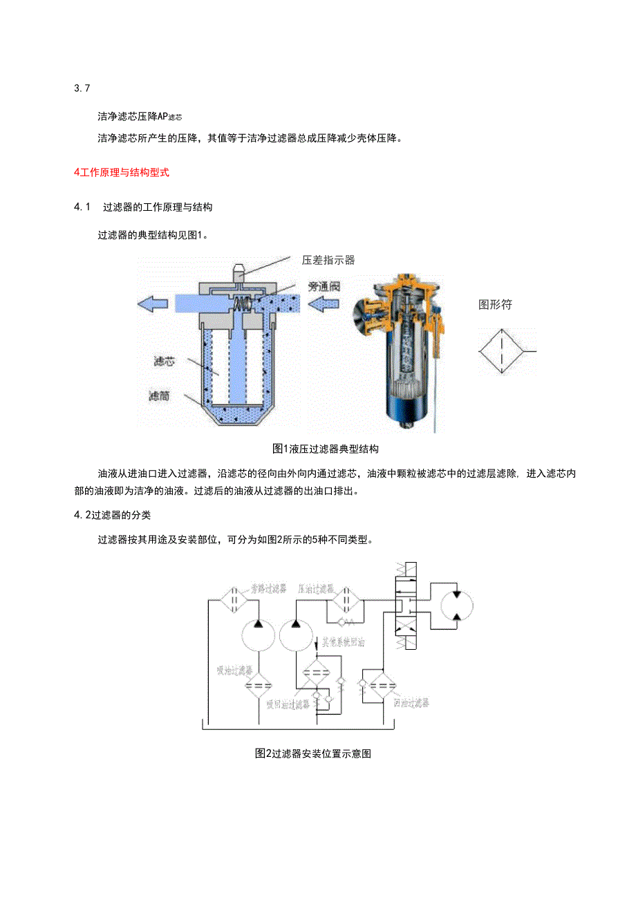 百洁布与液压系统常用的过滤器有几种类型