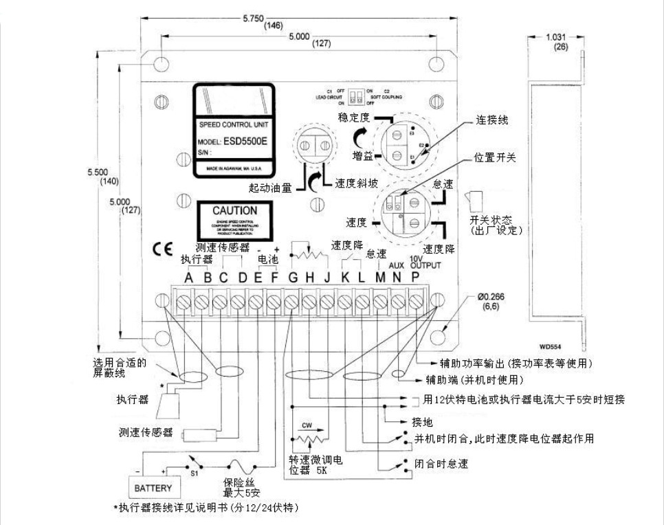 图示仪与发电机调速器怎么调试