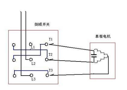 聚氨酯与倒顺开关如何接线?