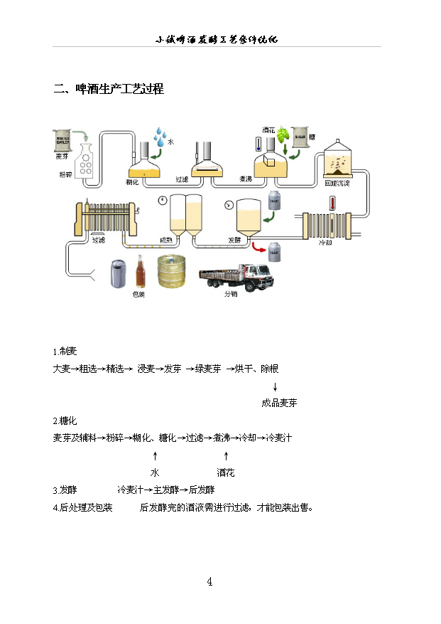 机床附件与啤酒设备工艺流程图