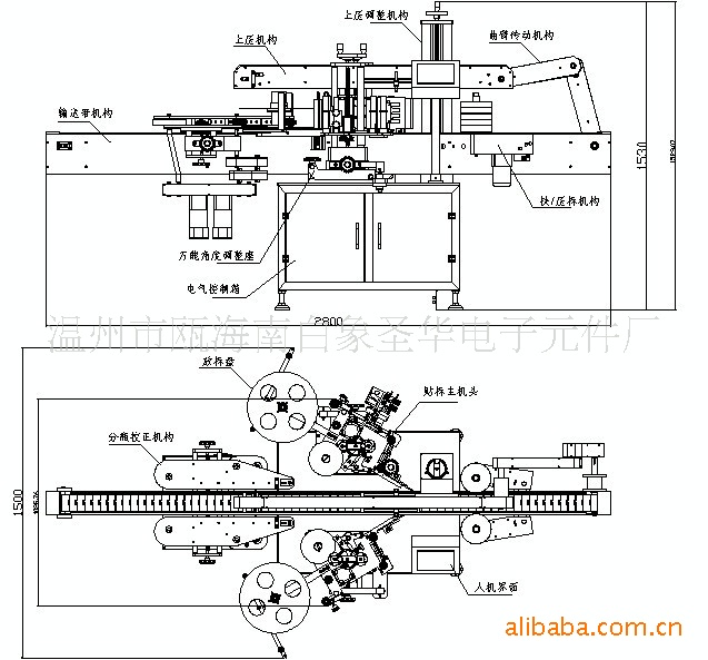 商标/吊牌/印唛与贴标机线路图