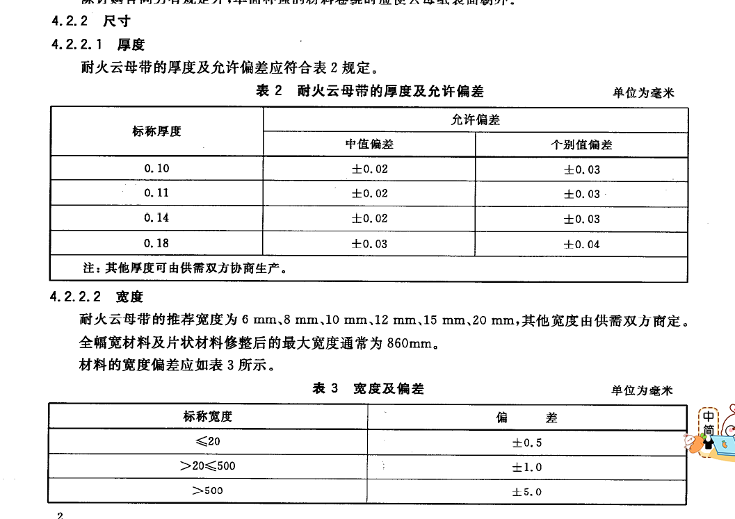 带、绳、线与通信线缆与定量滤纸规格尺寸的关系