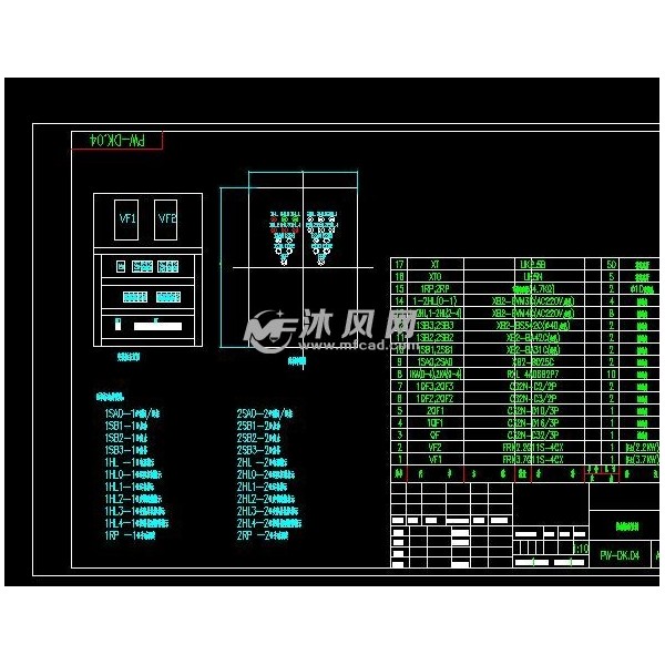 其它摄像器材与控制箱面板布置图