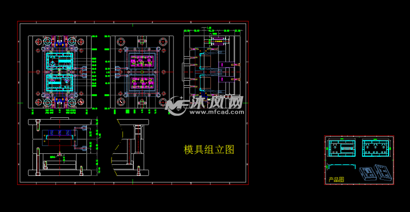 五金模具与控制箱面板布置图