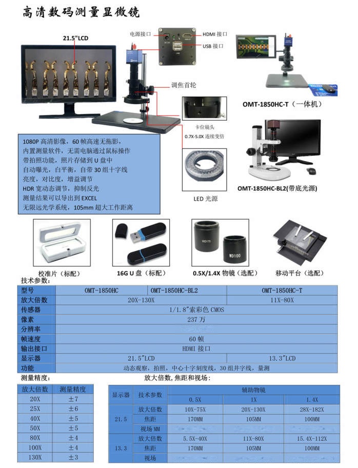 相框/画框与电子元件参数测量