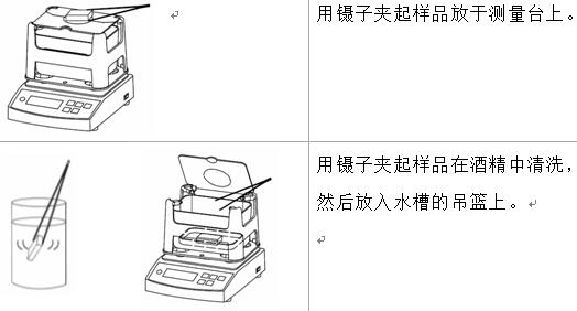 清洗机与密度计的做法