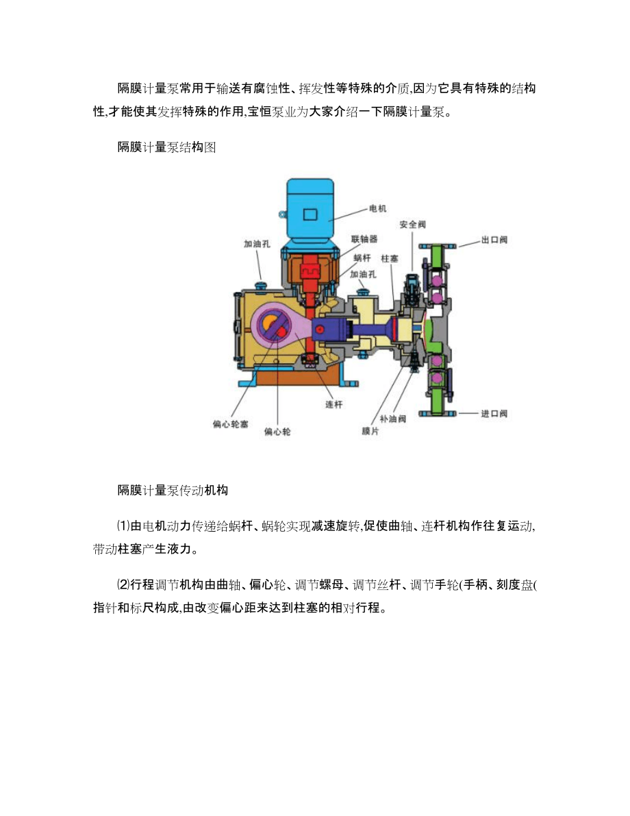 计量泵与模切机设计