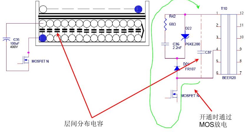 色带与插片电容怎么接线