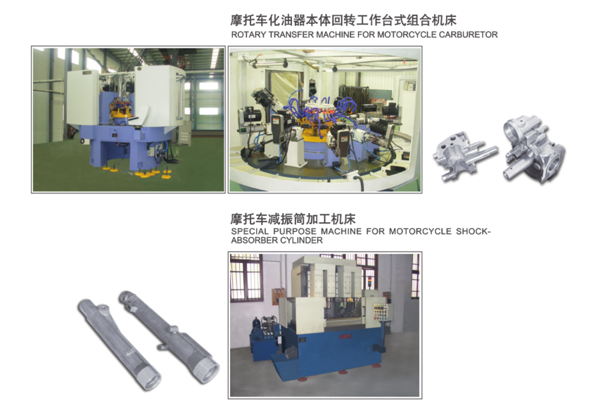 摩托车与汽车配件加工设备