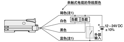 机电元件生产专用设备与光纤传感器的接线方法