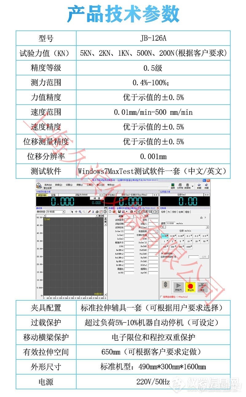 弹力面料与测线仪说明书