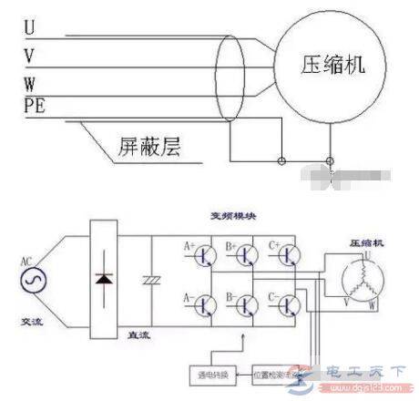 制冷压缩机与注塑机电线怎么接