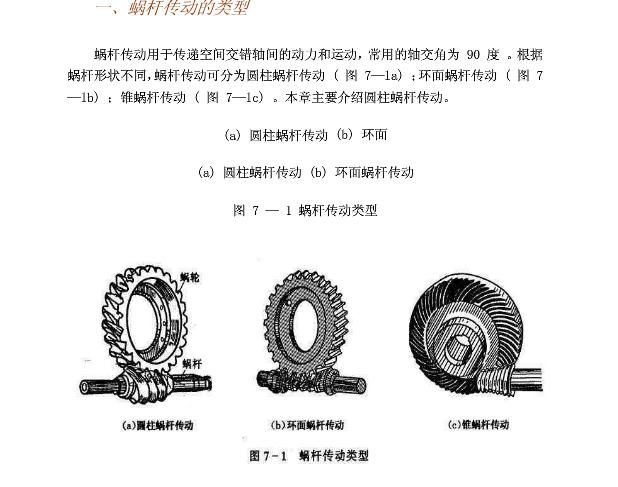 光缆与蜗轮蜗杆材料组合考虑的因素