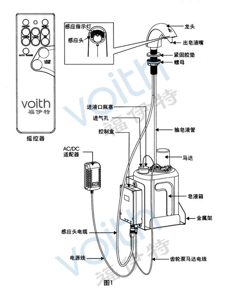 皂液器与配电盘接线工艺