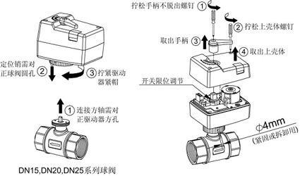 球阀与带线对讲机怎么用